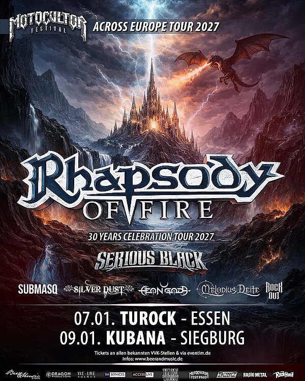 Image: Rhapsody Of Fire (30 Years Celebration Tour) & Serious Black