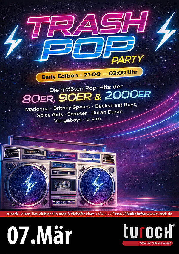 Image: turock's trashpop-Party - early edition